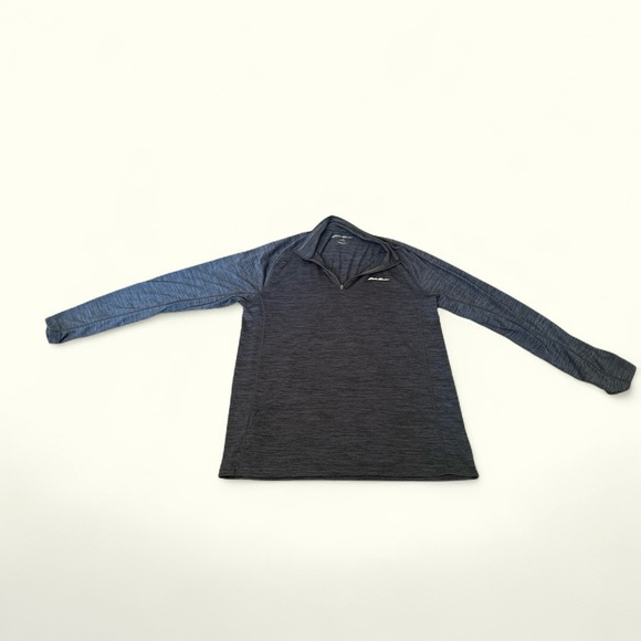 Eddie Bauer Gray and Black Pullover - Picture 1 of 6
